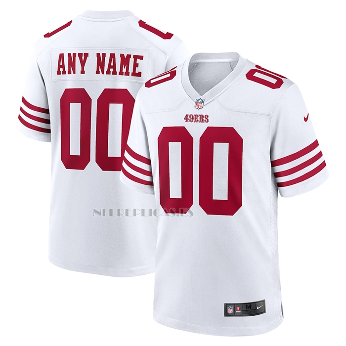 Camiseta NFL Game San Francisco 49ers Personalizada Alterno Blanco